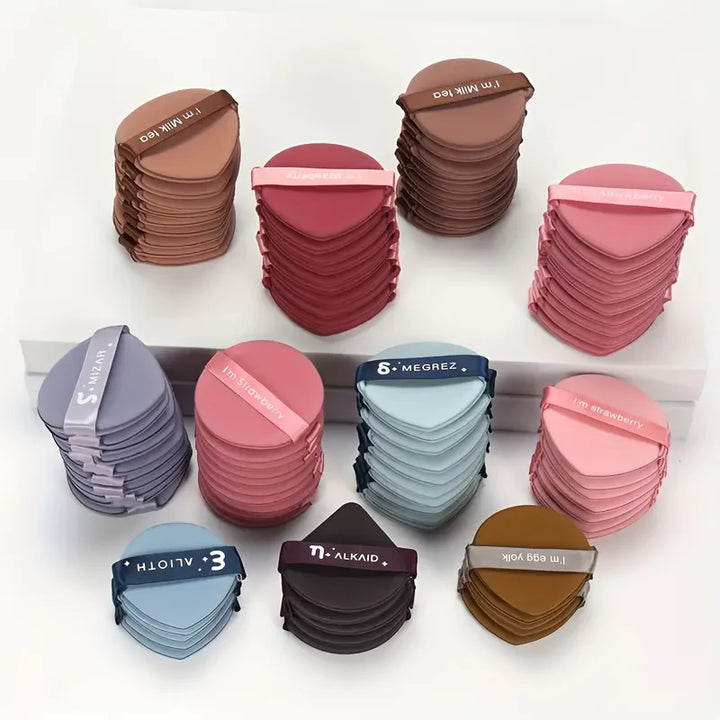 25 Wet-and-Dry Makeup Sponges, Suitable for Foundation, Concealer, and Loose Powder; and Professional Makeup Application